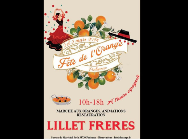 🍊🍊 PODENSAC S'HABILLE EN ORANGE LES 2 et 3 MARS 2024 🍊🍊