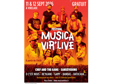 Festival Musica Vir’Live 11 et 12 sptembre 2026